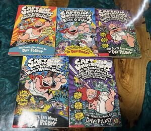 Captain Underpants Paperbacks - Lot Of 5